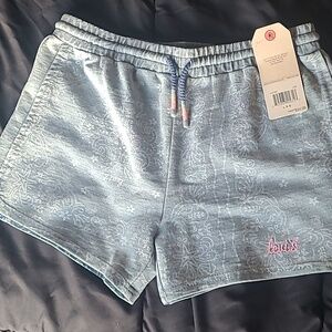 Levi's Girl Knit Shorts, Large, Blue